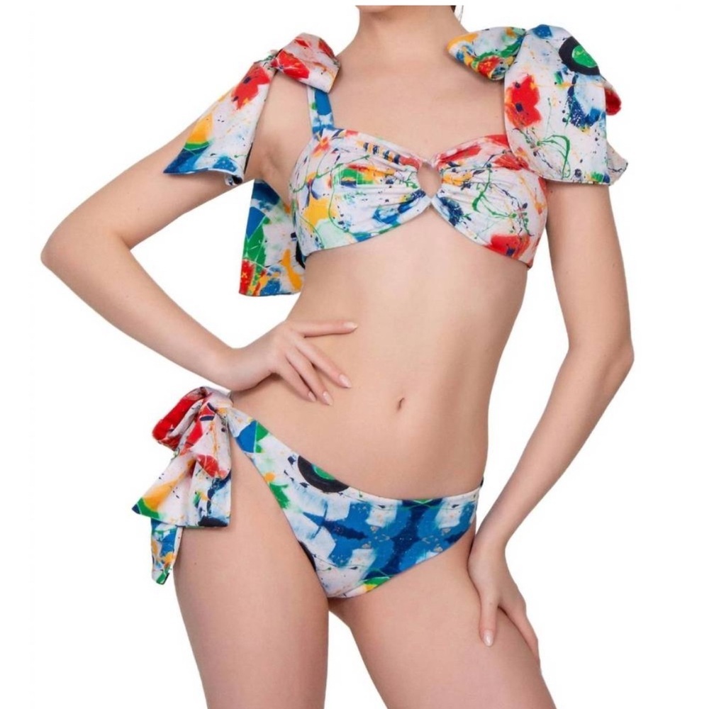 NEW BELA BRAND lua bikini in print arte